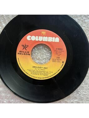 Willie Nelson - Precious Memories/Uncloudy Day 45rpm VG+ R25